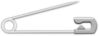 Safety Pin (Open)