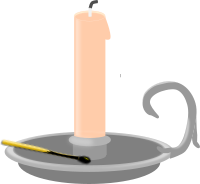 Candle with Match