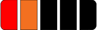 low energy red orange 2 bars