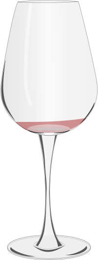 Wine Glass - Almost Empty
