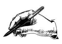 Hand with Pen