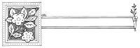 Flower and Banner