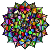 Mandala By Freddy Dendoktoor 2 Vectorized Chromatic