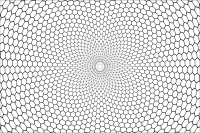 Hexagonal Distortion Background