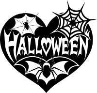 AI Generated Halloween Heart 3