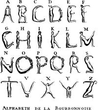 Bourbonnoise Alphabet