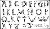 Nude Alphabet