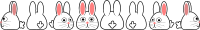 Rabbit Head Sprite Sheet
