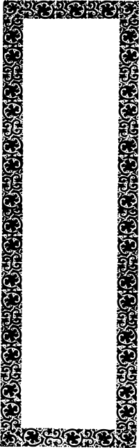 Long Narrow Decorative Frame