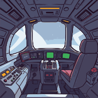 Imaginary Spacecraft Cockpit 04