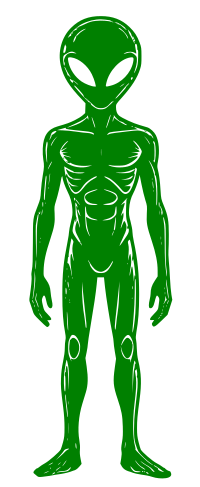 Standing Alien