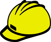 Yellow hard hat