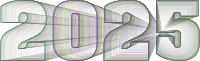2025 Typography Wireframe Colorful