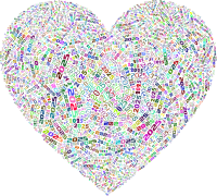 2025 Heart Colorful