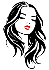 Lady with Red Lips