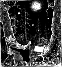 Man Looking at Stars