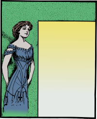 Standing Lady Frame - Colour Remix