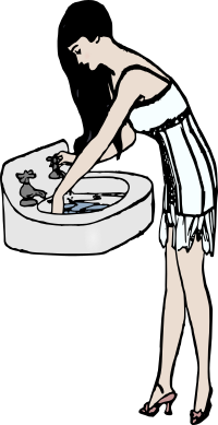 Lady and Sink - Colour Remix