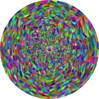 Triangularized Geometric Mandala 2 Polyprismatic