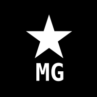 MG - White on Black