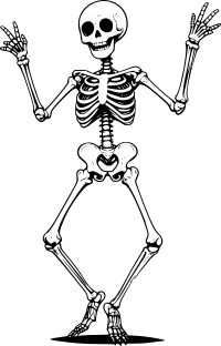 Dancing skeleton