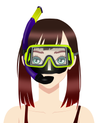 Lady in a Snorkel Mask - Just Face Remix