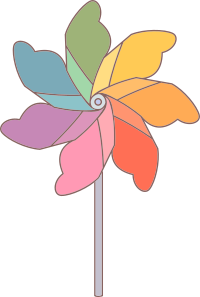 Colorful Pinwheel