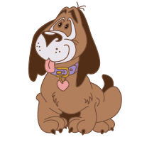 Cute Cartoon Dog