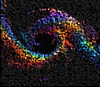 Rainbow Swirl Background