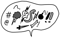 Angry Cartoon Speech Bubble