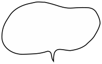 Hand-Drawn Speech Bubble
