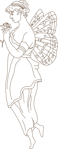 Butterfly Fairy - Outline