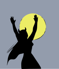 Mysterious silhouette