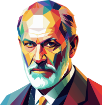 AI Generated Sigmund Freud Portrait