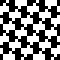 a black-white rotate animation