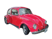 Red VW Bug
