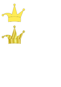 Crown Symbol with Bent Tine