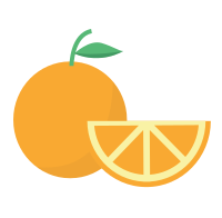 Orange Isolated