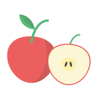 Apples Isolated