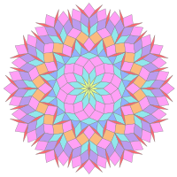 a dodecagon flower
