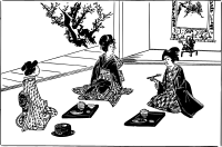 Three Women in Kimono
