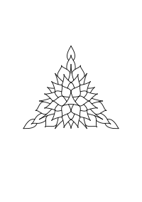 Triangle mandala