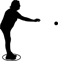 Petanque silhouette 3