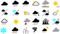 Weather Meteorology Icons - Colour Remix