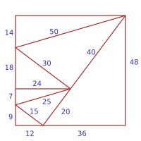 Triangles with Integer Side