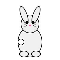 Grok Prompt: "make an svg of a rabbit"