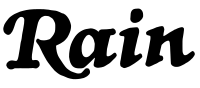 Rain - Text