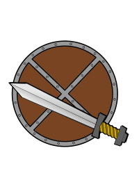 Round Sword and Shield - Colour Remix