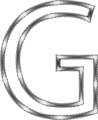 Geometry Wireframe Alphabet G