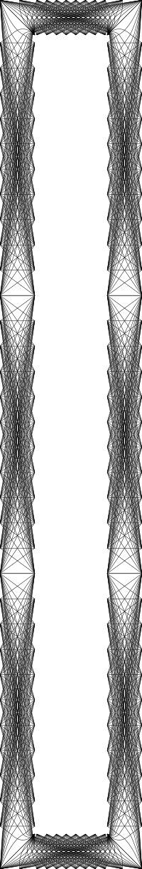 Geometry Wireframe Alphabet I